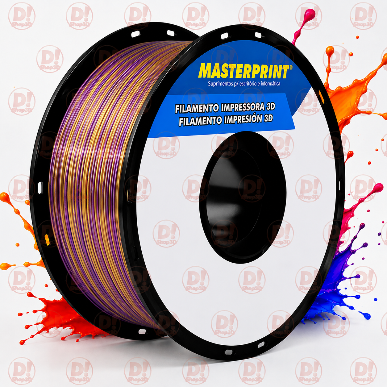 COR:GOLD/PURPLE - DOURADO/ROXO